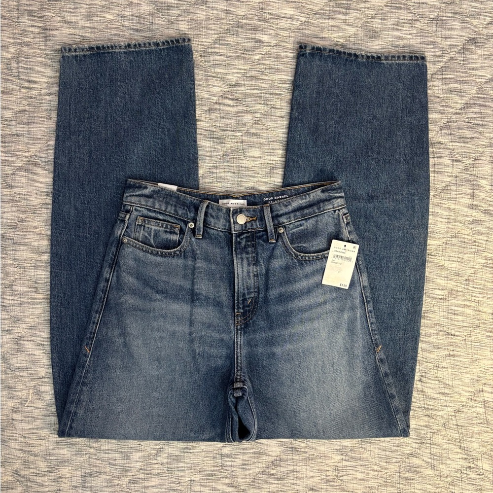 Good American Good Barrel Relaxed Jeans Sz 0/25 NWT | Good American Jeans -